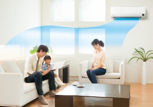 エアコン取り付け屋さん:「【コロナ】 エアコン Wシリーズ」冷房機能1の画像(イメージ)